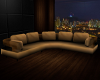 Brown Circuler Couch