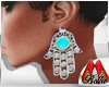 (BL)Hamsa Earrings
