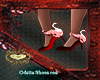 odette shoes red