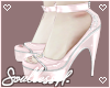 Evs Princess white heels