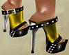 Yellow Latex Shoes