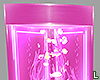 L| Bubble pink fish tank