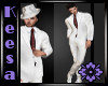 Men's Full Suit White V1