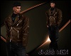 LEATHER jacket brown