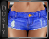 Cowgal Shorts Blue