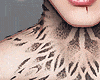 ᶻ Mandala Neck Tattoo
