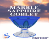 Marble Sapphire Goblet 