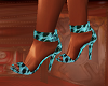 shoes leopard blues