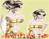 [J3J]FruitPlaid Top