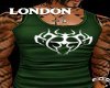London~Dark Green Tribal