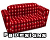 PB Red Dot Cuddle Sofa