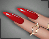 DY! Red Nails+Rings