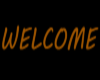 (S) GOLD WELCOME SIGN