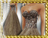 D3~Brown Gold Gown