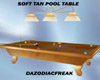 Soft Tan Pool Table