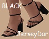 Black Wide Heels