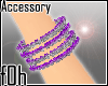 f0h Purple Bracelet LEFT