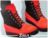  Boots Red F