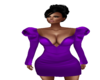 Yake purple dress
