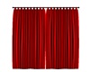 Red Double Curtain