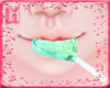 |H| Green Heart Lollipop