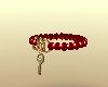 Red Pearly Key Anklet