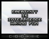 © Creativity is Intell..