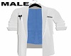 Doctor Coat Blue Male