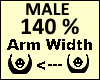 Arm Scaler 140%