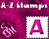 Letter A Stamp