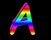 W-Letter A Rainbow