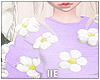 R. flower sweater lilac