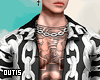 後 CHAINS SHIRT SET