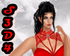 S3D4^^SEXY RED GOWN