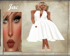 J~MARILY RETRO DRESS WHT