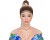 S✽ Blue Flower Top