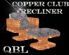 Copper Club Recliner