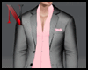 Grey & Pink Suit