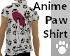 Anime Paw Shirt Male