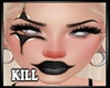 Clown Face Paint Black