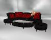Mjs Vampire blk/red sofa