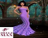 Donna Purple RL Gown