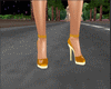 gold butterfly shoes