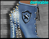 MH| blue chain boot derv