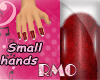 Small hands (red)