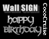 (CC) Happy Birthday SIGN