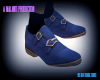 MDM$His Blu Suade Shoes