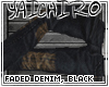 Faded Denim, Black