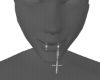 Silver Piercing cross