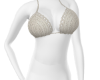 white knit bikini top